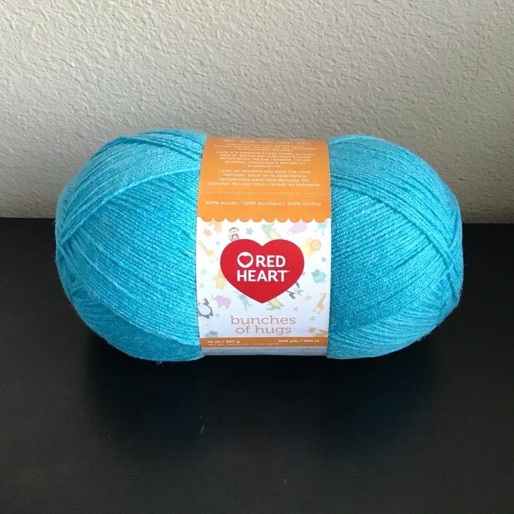 Red Heart Bunches of Hugs Yarn In Capri